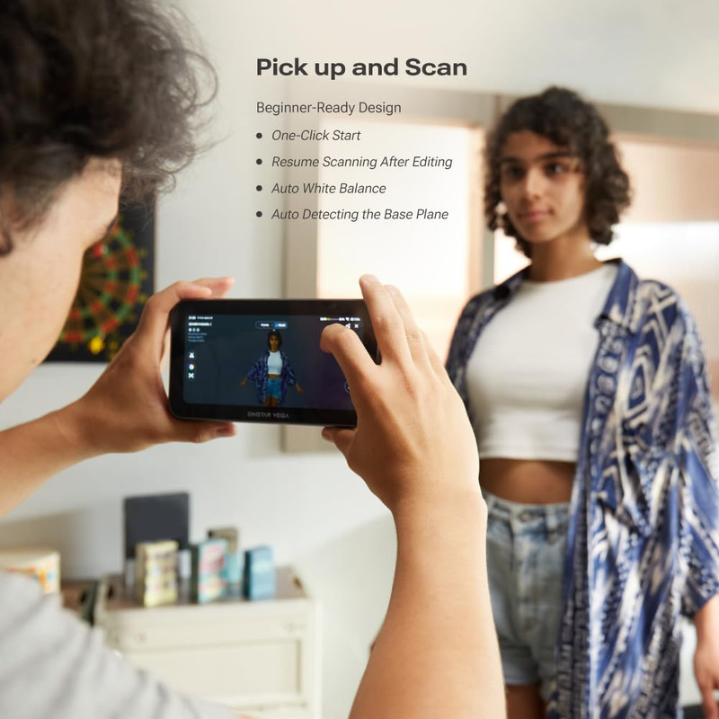 Shining 3D Vega Wireless 3D Scanner All-In-One Handheld 3D Scanner Two Scanning gallery