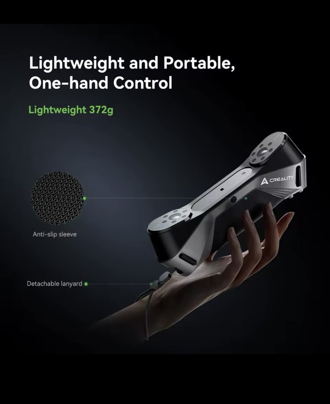 Creality Handheld 3D Scanner Raptor CR-Scan 0.02 mm Accuracy 60fps Scan Speed gallery