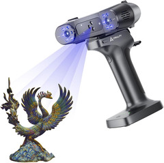 Raptor X 3D Scanner – 60FPS, 34 Cross Laser, 0.02mm Accuracy, WiFi 6