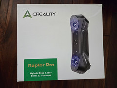Open box Creality Raptor Pro 3D Scanner 22+7 Blue Laser Lines 0.02mm Accuracy