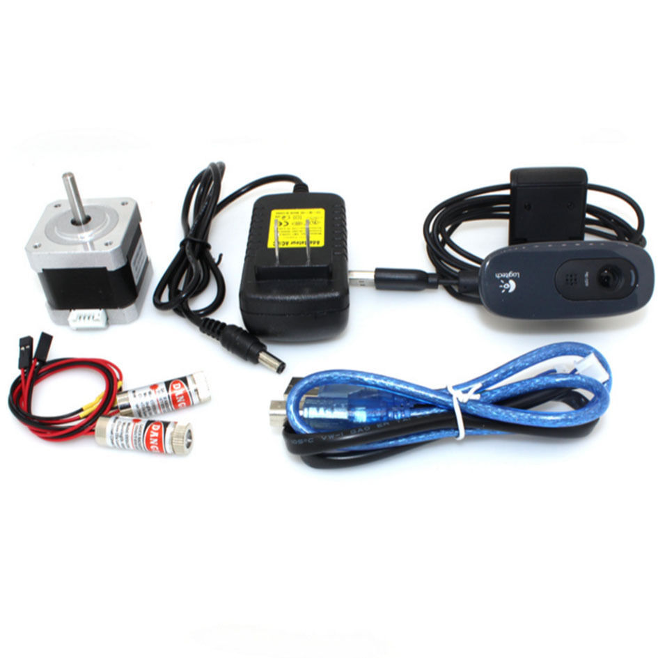 Scanner Laser Printer Plate Desktop Object Open Source Scanning Parts Kit 3D gallery