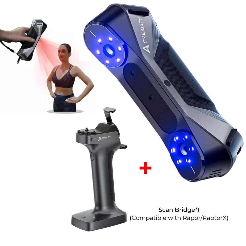 Creality 3D Scanner Raptor Handheld Blue & NIR Anti-shake Tracking w/Scan Bridge gallery