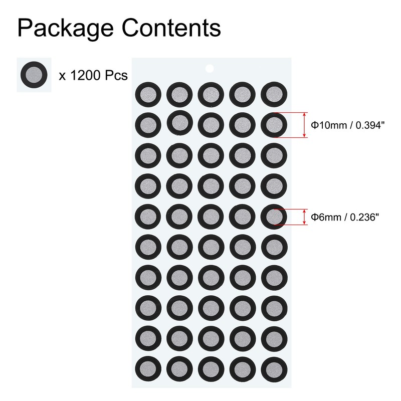 1200Pcs 3D Scanner Markers 6mm High Reflective 3D Scanning Dots 6x10mm gallery
