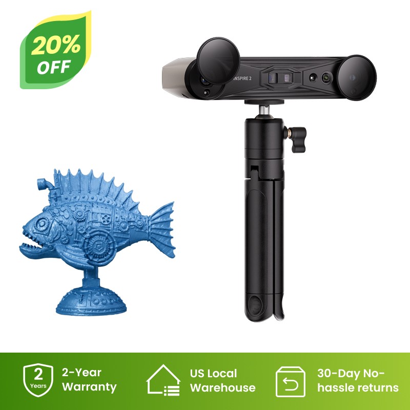 Revopoint INSPIRE2 3D Scanner For 3D Printer Handheld Outdoor Laser Scanner gallery