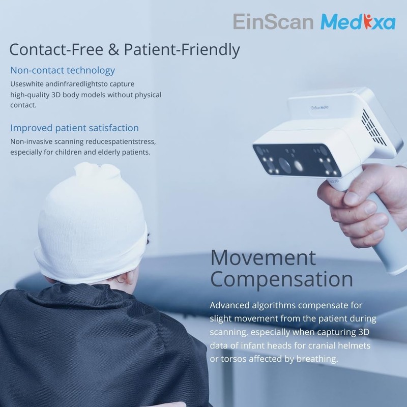 NEWEinScan Medixa Medical 3D Scanner Color Structured Light Orthotics Prosthetic gallery