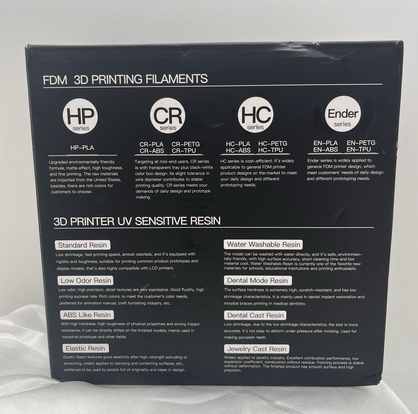 Creality PETG Filament 1.75mm 3D Printer Filament 1kg (2.2lbs) Black Brand New gallery