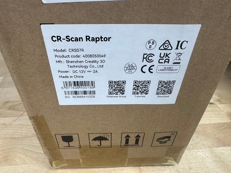 Creality CR-Scan Raptor Multiple-line Blue Laser & NIR 3D Scanner CRS07R New! gallery