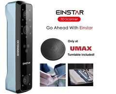 NEWEST Einstar Color Details 3D Handheld Scanner with 10″ Turntable