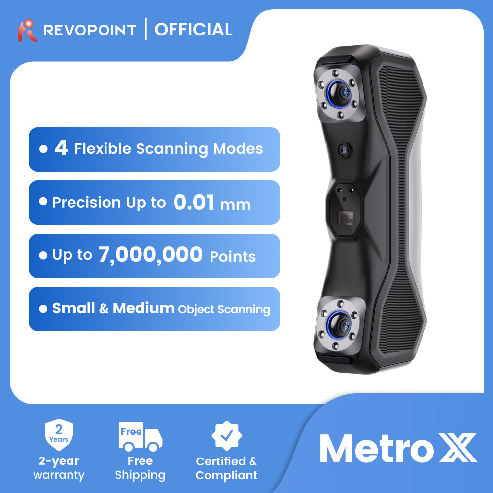 Revopoint MetroX 3D Laser Scanner For CAD Designer 0.01MM Handheld Laser Scanner gallery