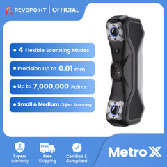 Revopoint MetroX 3D Laser Scanner For CAD Designer 0.01MM Handheld Laser Scanner