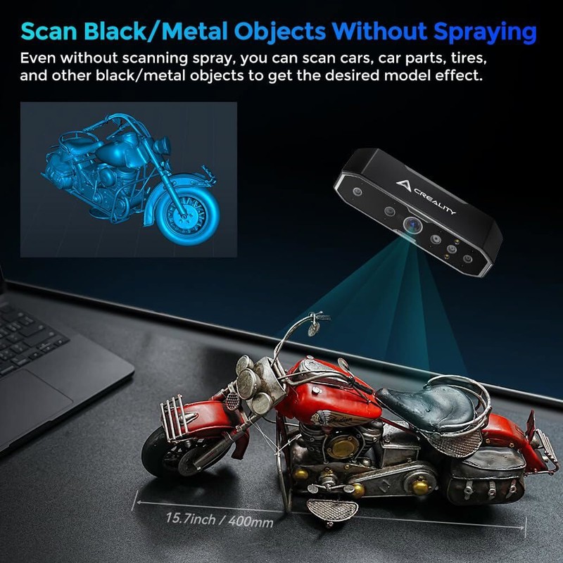 （Open Box）Creality 3D Scanner CR-Scan Otter for 3D Printing 10-2000mm Range US gallery