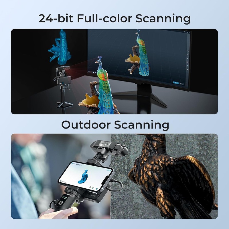 High-Resolution CR-Scan 3D Handheld Scanner - 60FPS, Fast & Accurate Results gallery