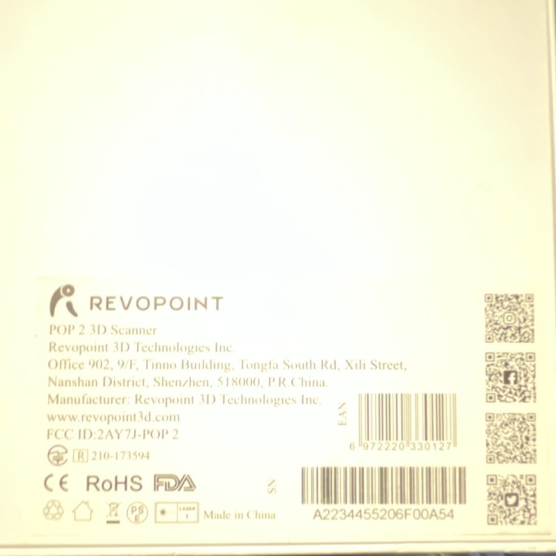 Revopoint POP 2 Handheld 3D Scanner Complete Kit A2234455206F00A54 gallery