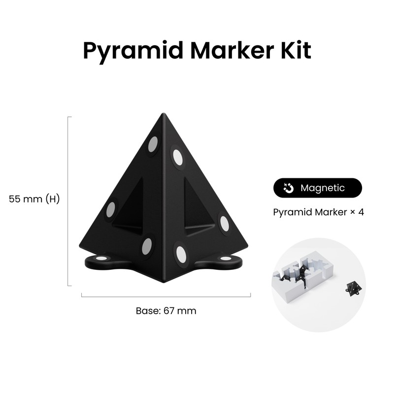 Revopoint MetroX Laser Scanner Marker Block Kit Accessories Magnetic gallery