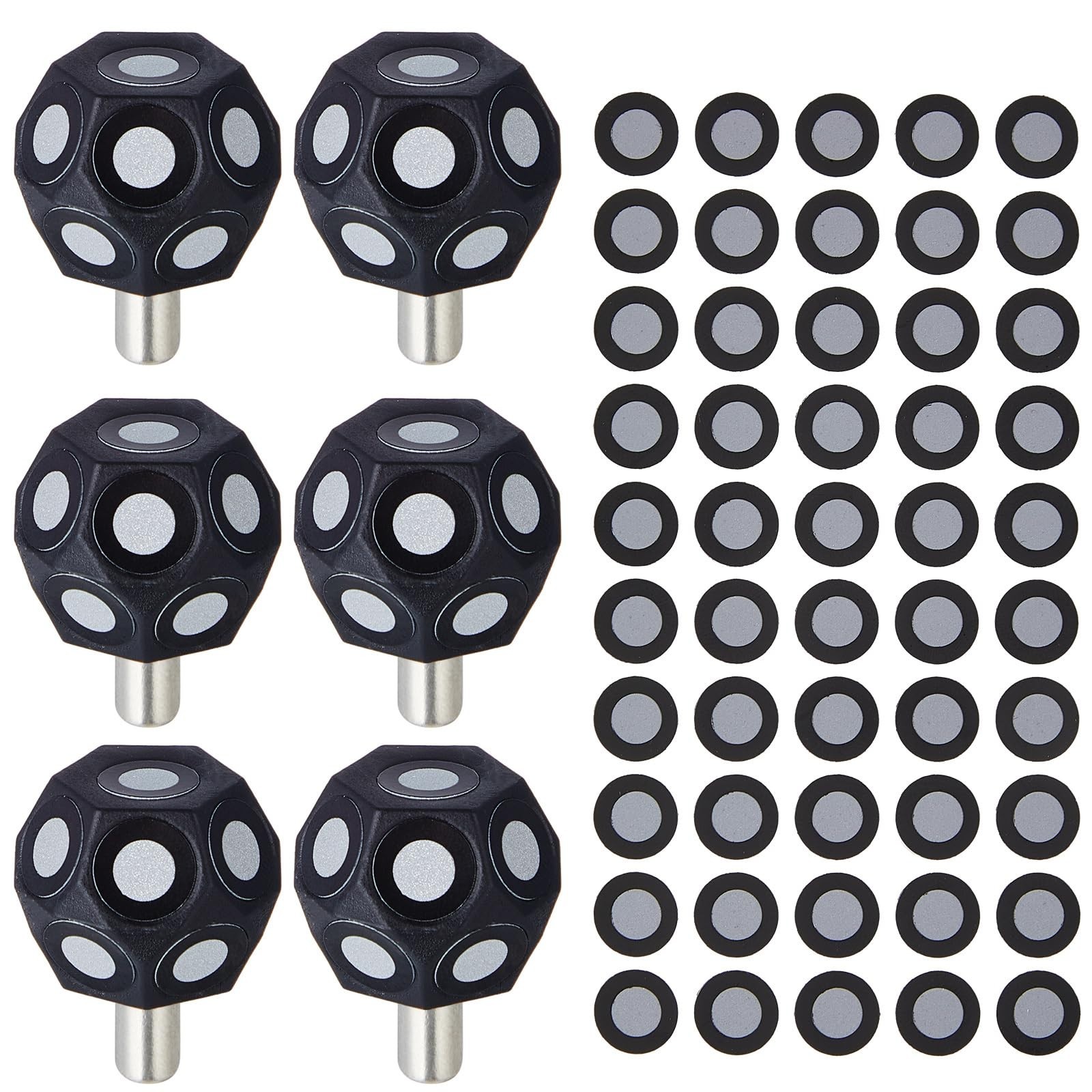 6 Pcs Multi-Angle Marker Set - 100 Point 6.0mm Dot Stickers for 3D Scanning gallery