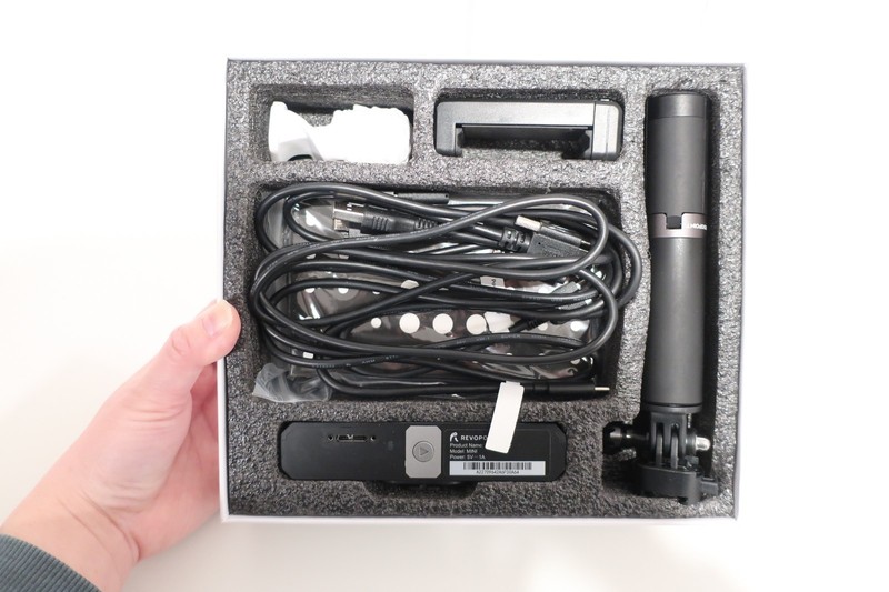 Revopoint MINI Handheld Structured Light 3D Scanner and turntable gallery