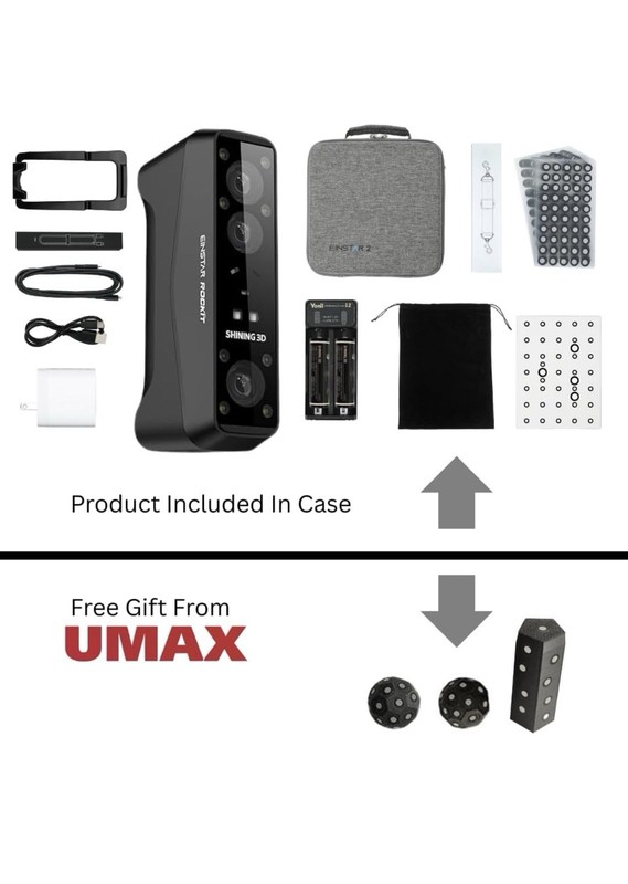 EINSTAR Rockit Wireless Handheld 3D Scanner 0.05mm HD Resolution, IR VCSEL Scan gallery