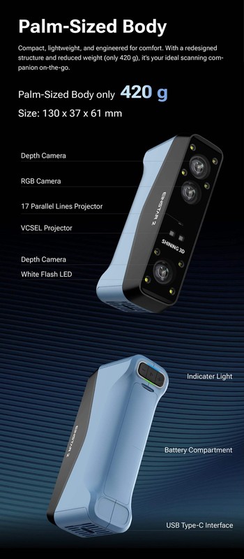 EINSTAR 2: The True Wireless 3D Scanner gallery
