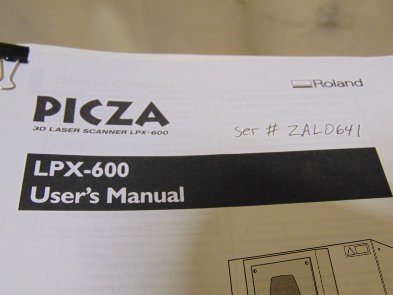 Roland Picza 3D Laser Scanner gallery