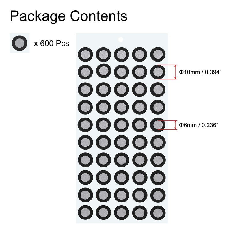 600Pcs 3D Scanner Markers 6mm High Reflective 3D Scanning Dots(6x10mm) gallery