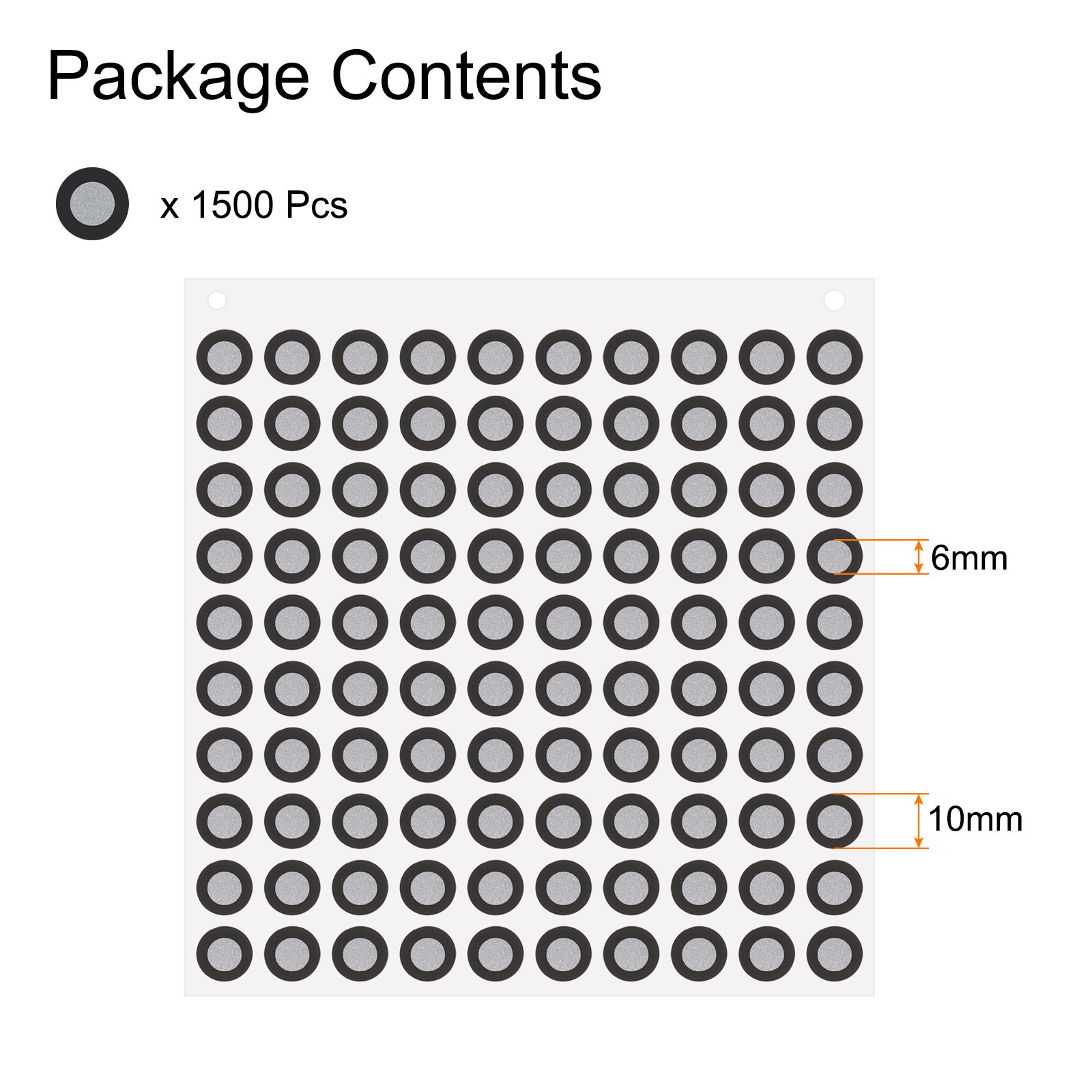 1500Pcs 3D Scanner Markers 6mm for 3D Scanner, 3D Tracking Dots gallery
