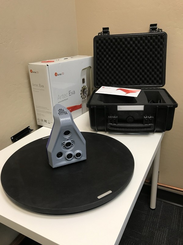 Artec Space Spider 3D Scanner, Professional Grade Accuracy w/ Turn Table gallery