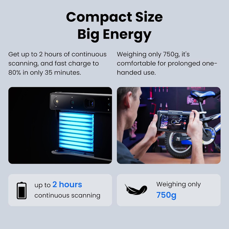 MIRACO Plus Handheld 3D Scanner for Precise Full-Color Printing gallery