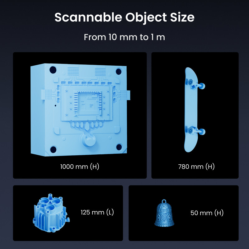 Revopoint MetroY 3D Laser Scanner For 3D Print 0.01mm Precision Handheld Scanner gallery