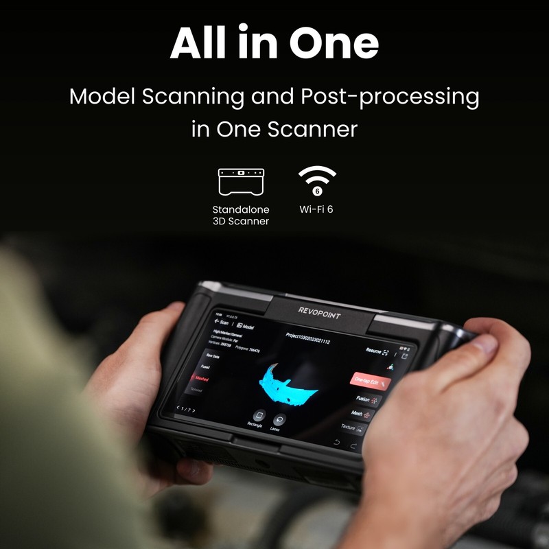 Revopoint MIRACO 3D Scanner 0.05mm 15fps All-in-one Scanning For 3D Printer gallery