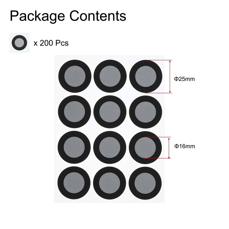 200 Pcs 3D Scanner Markers 16mm High Reflective 3D Scanning Dots(16x25mm) gallery