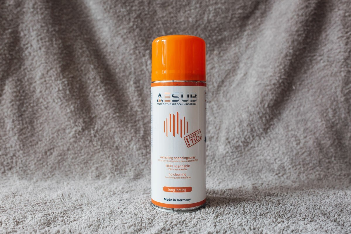 AESUB Orange Scanning Spray Universal self-evaporating 3D scanning spray! gallery