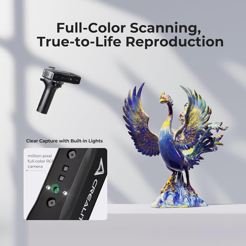 Creality Otter Lite 3D Scanner for 3D Printing 0.05mm Accuracy 24-Bit Full-Color gallery