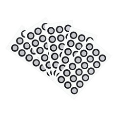 100Pcs 3D Scanner Markers 12mm for 3D Scanner 3D Tracking Dots