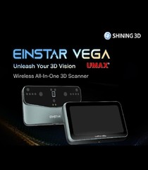 Einstar Vega Handheld Wireless Color 3D Scanner V1.3 Mac Compatible, Easy to Use