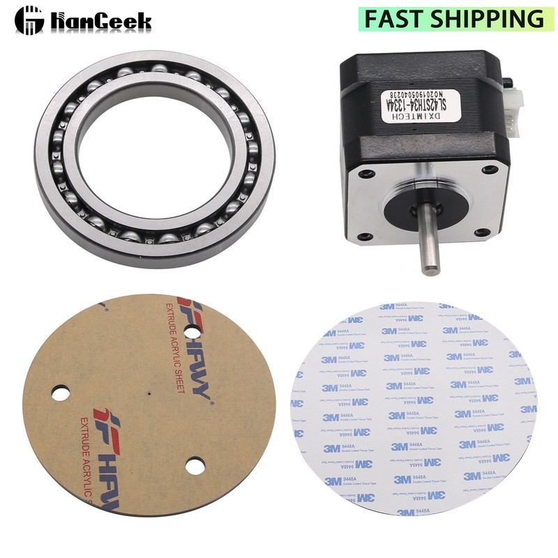 Open Source 3D DIY Laser Scanner Plate Kit w/Adapter Object For Ciclop Printer gallery