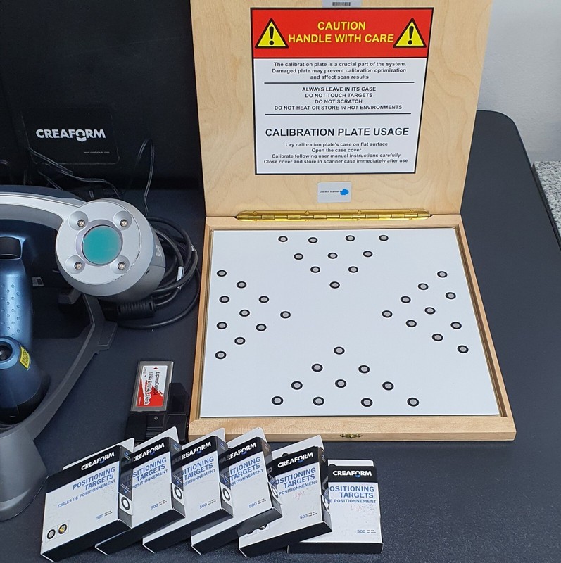 Creaform REVscan Portable 3D Scanner w/ Calibration Plate, Case gallery
