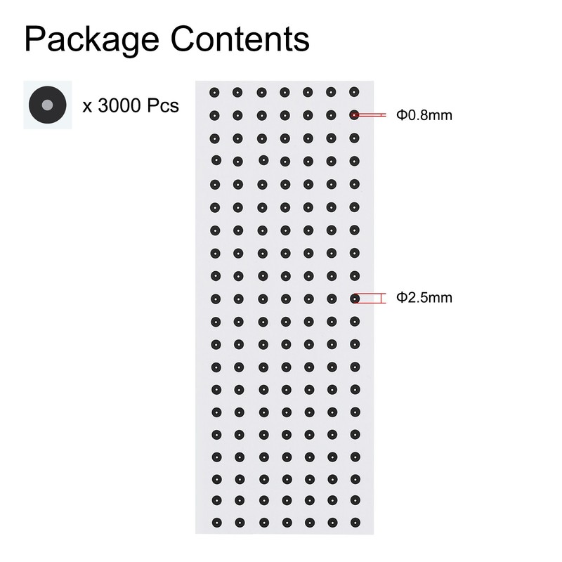 3000Pcs 3D Scanner Markers 0.8mm 3D Scanning Dots for 3D Scanners(0.8x2.5mm) gallery