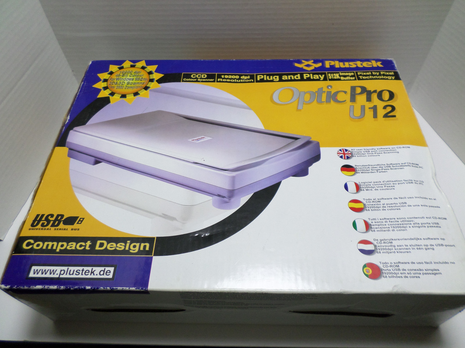 PLUSTEK OPTICPRO U12 DUPLEX COLOR DOCUMENT SCANNER - 3D SCANNING gallery