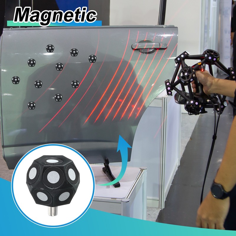 6Pack 3D Magnetic Ball Marker with 100Pack 6x10mm 3D Scanning Markers gallery