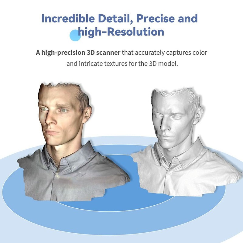 Revopoint POP 3D Scanner High Precision Handheld Scanner for Printing w/ Tripod gallery