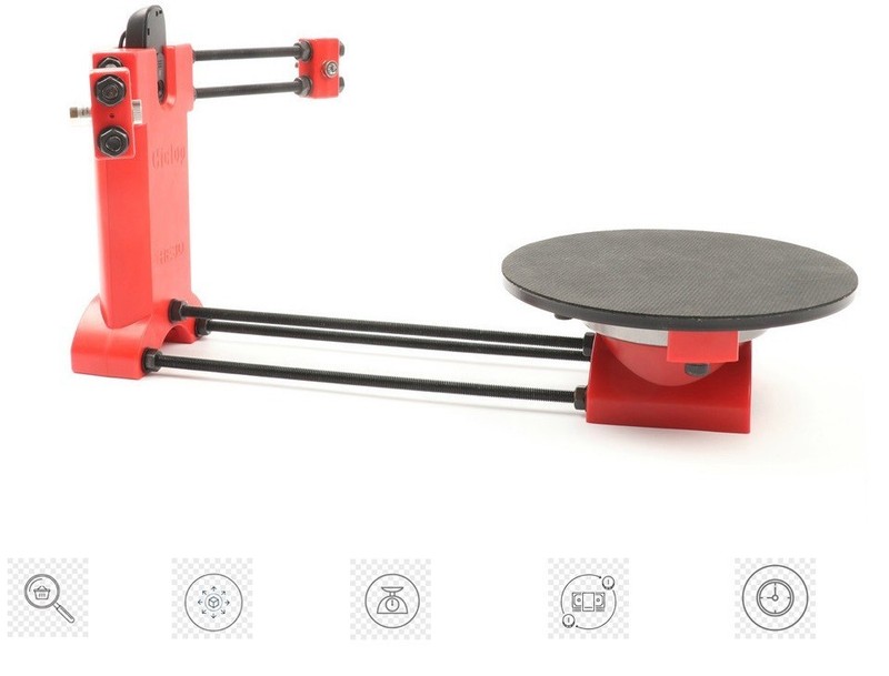 Ciclop 3D Scanner DiY Kit USB Open Source Object Laser Plastic Injection Molding gallery