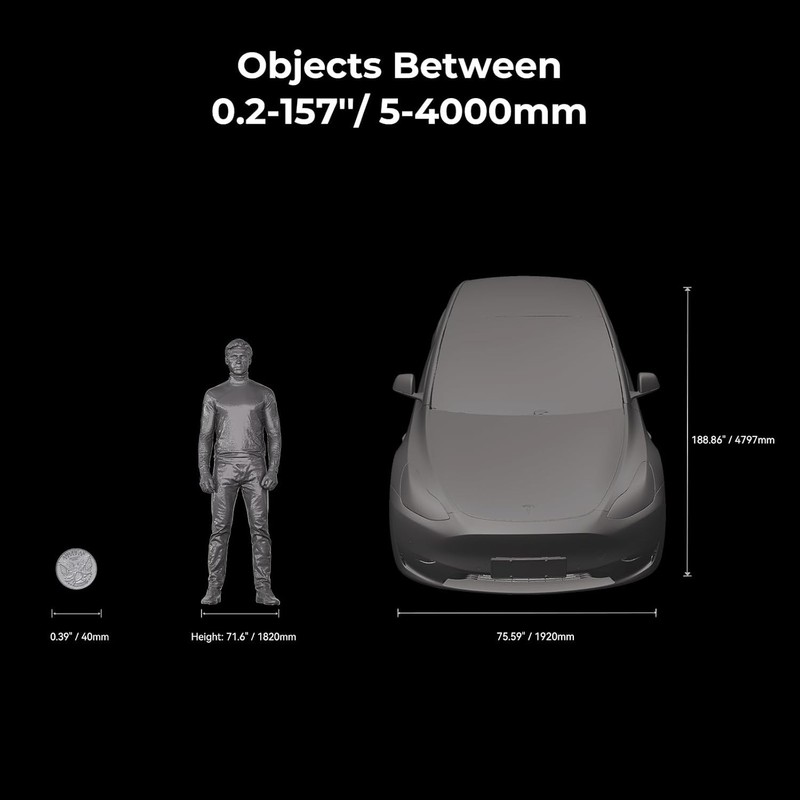 Open box Creality Raptor Pro 3D Scanner 22+7 Blue Laser Lines 0.02mm Accuracy gallery