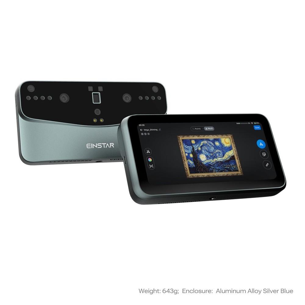EINSTAR VEGA TITANIUM GRAY 3D SCANNER "DEMO UNIT"