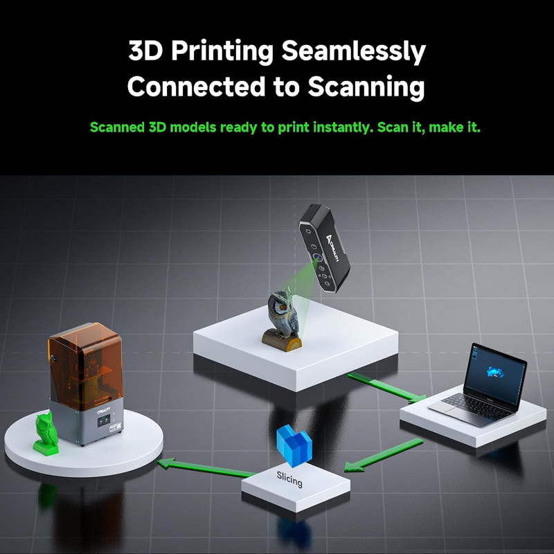Creality Handheld 3D Scanner CR-Scan Otter 0.02mm Accuracy Full-Color Scanning gallery