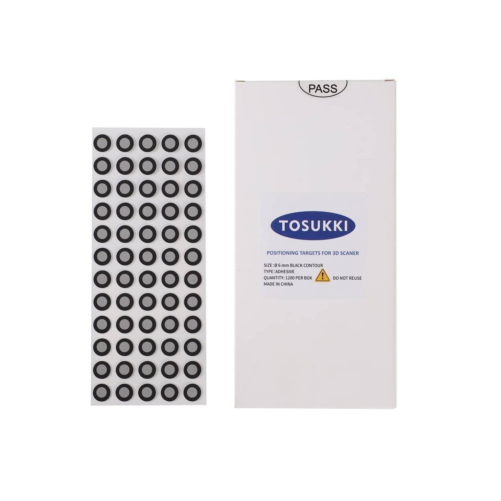 TOSUKKI 6mm Positioning Targets With Black Contour For 3D Scaner,3d scanning ... gallery
