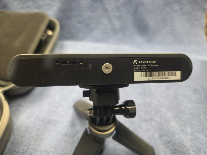 REVOPOINT POP 2 3D HiRes Scanner Kit with Handheld Tripod, Case and Turn Table. gallery