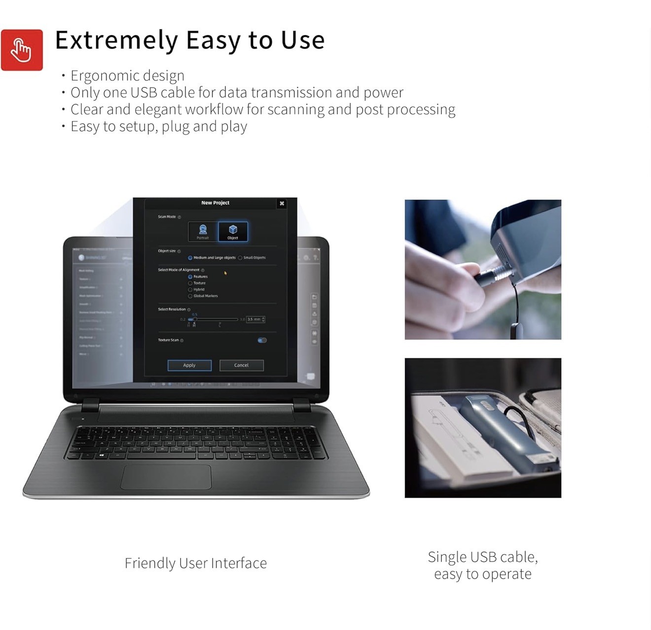 Brand New Shining3D Einstar Handheld 3D Scanner gallery