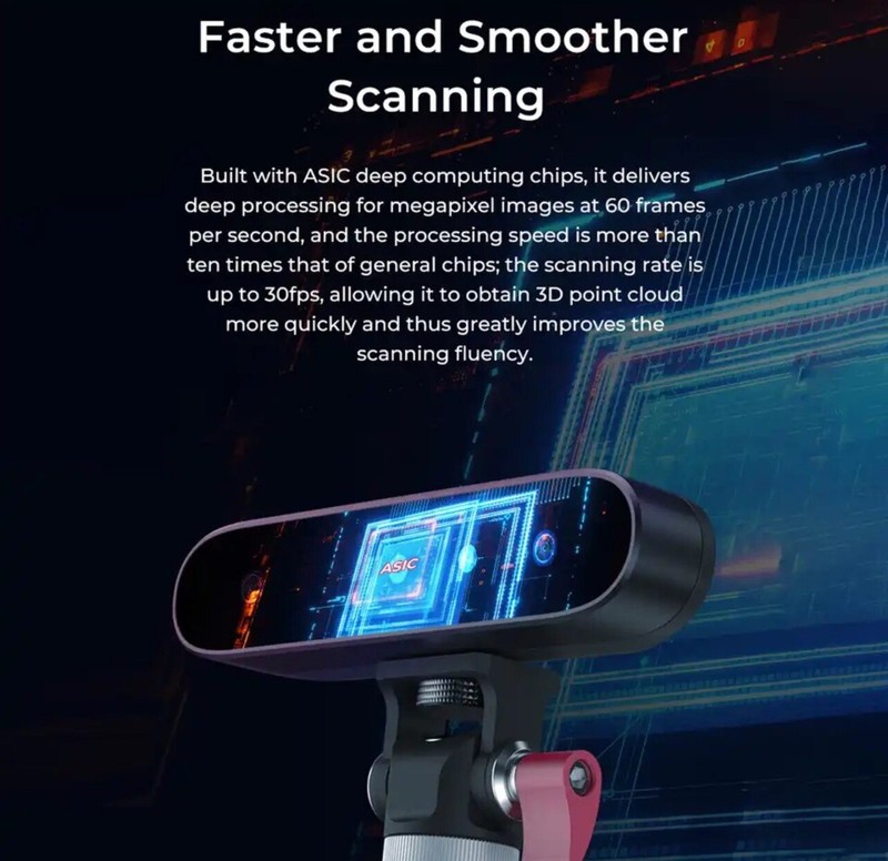 Creality CR-Scan Ferret Pro Portable Handheld 3D Scanner Anti-shake Tracking gallery