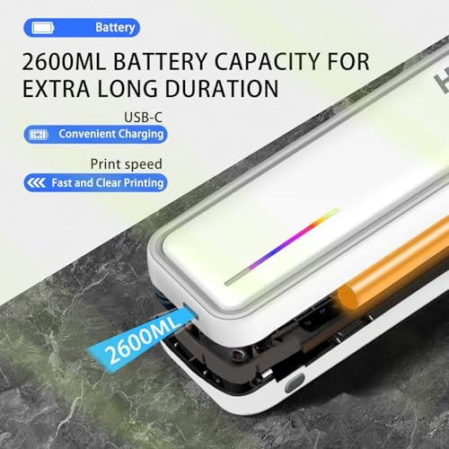Portable Thermal Wireless Printers for Home Use, Inkless-Bluetooth-Printer gallery
