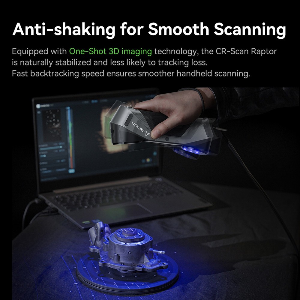Creality 3D Scanner Compatible with Windows & macOS Handheld Mark-Free Scan New